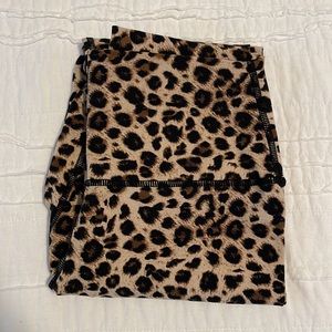 Cheetah print leggings
